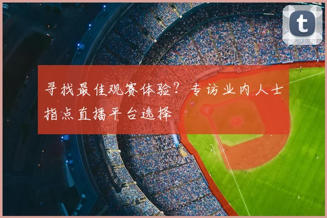 寻找最佳观赛体验？专访业内人士指点直播平台选择
