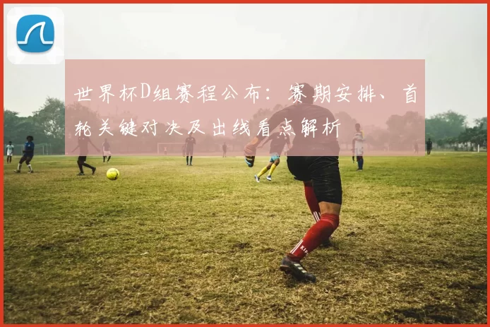 世界杯D组赛程公布：赛期安排、首轮关键对决及出线看点解析